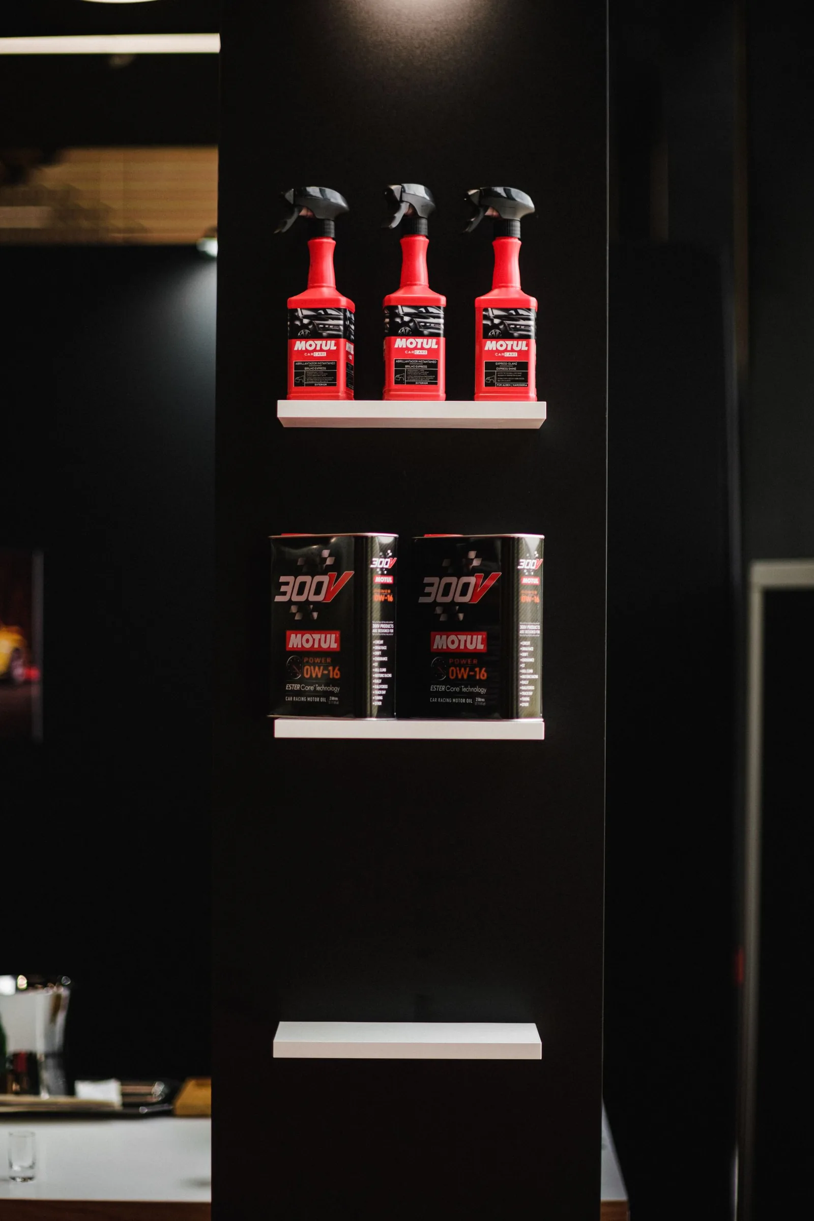 Exhibidor de aceites